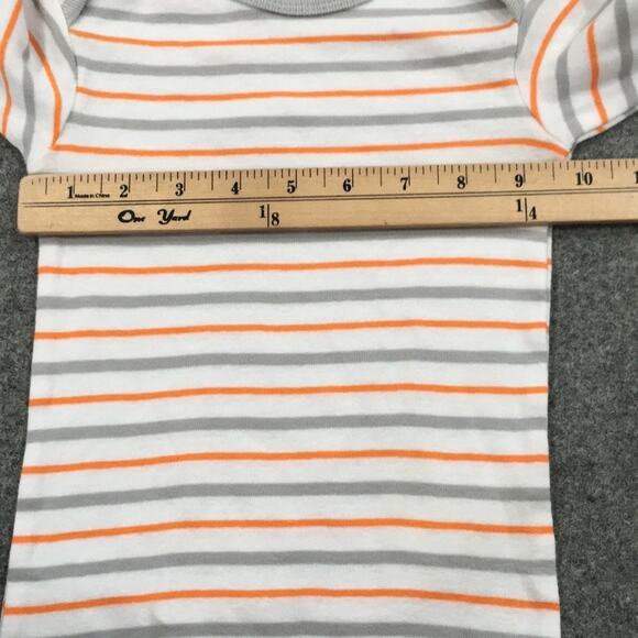 Wan-A-Beez Baby 0-6M Striped Sleep Gown Pajama Sleeper 100% Cotton - Picture 6 of 8